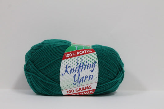 Knitting Yarn 8ply 100g Forest Green
