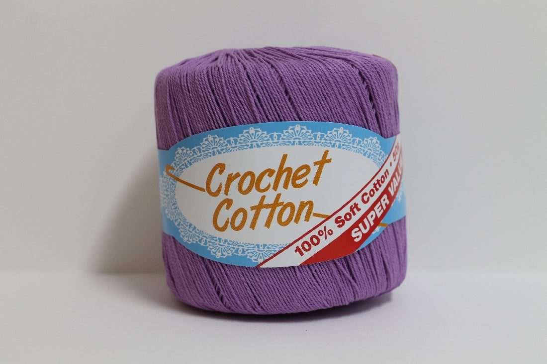 Crochet Cotton 50g Light Purple