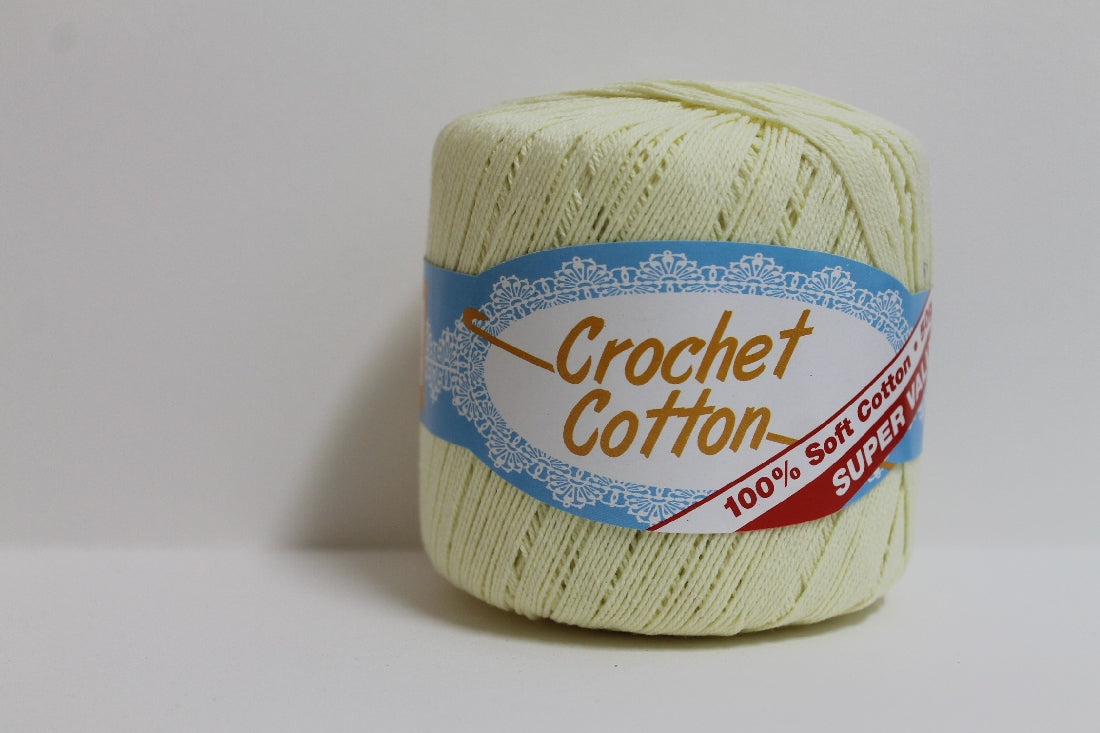 Crochet Cotton 50g Lemon