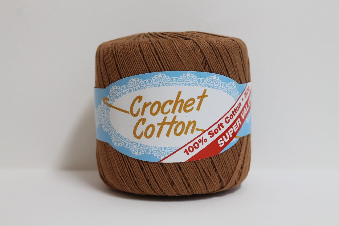 Crochet Cotton 50g Brown