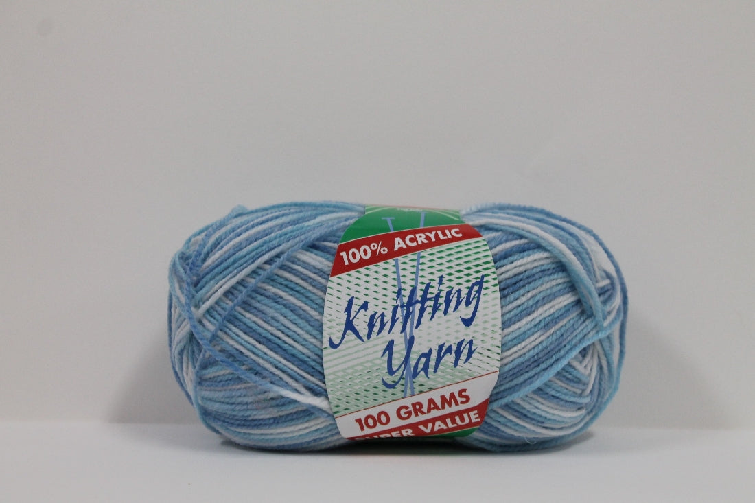 Knitting Yarn 8ply 100g Skyclouds