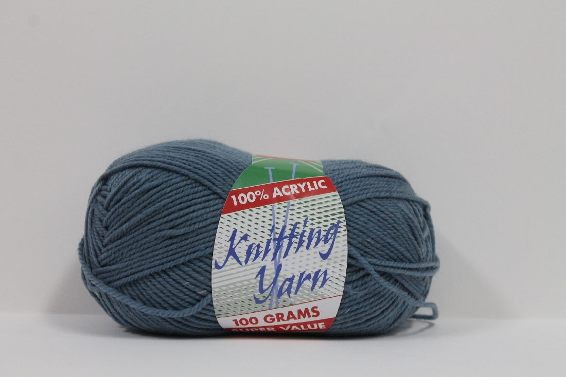 Knitting Yarn 8ply 100g Marvel Blue