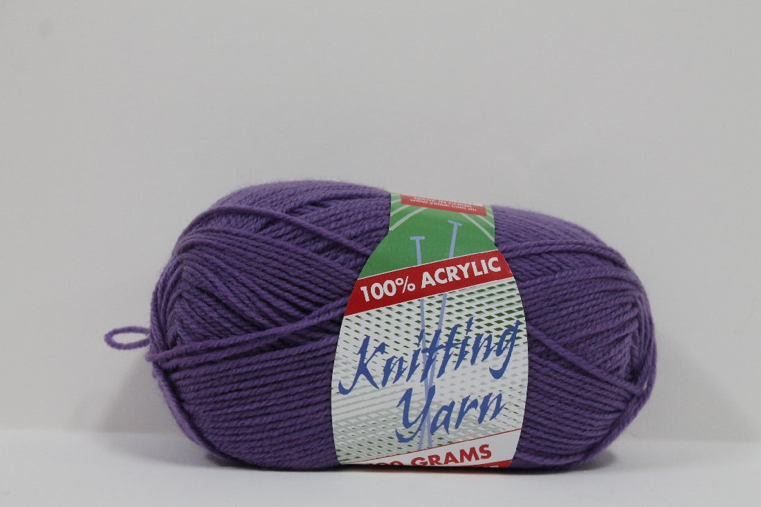 Knitting Yarn 8ply 100g Violet
