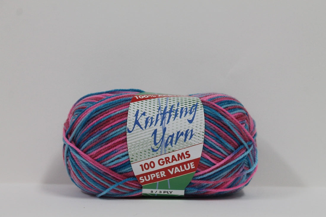 Knitting Yarn 100g Fairy Mix