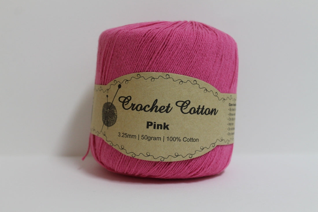 Kk Crochet Cotton 50g Pink