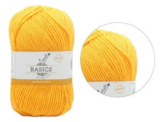 SUPER BLEND BASIC YARN 100g SUNFLOWER YELLO