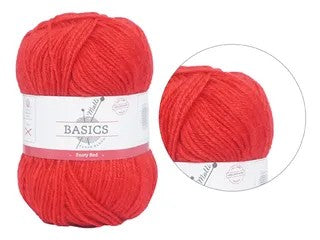 SUPER BLEND BASIC YARN 100g FOOTY RED