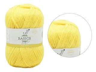 SUPER BLEND BASIC YARN 100g FOOTY YELLOW