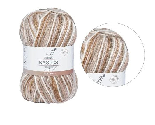 Malli Basics 100g Knitting Yarn Super Blend Acrylic/Polyester