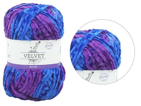 SUPER COMFY VELVET MIX YARN 100g SPRING