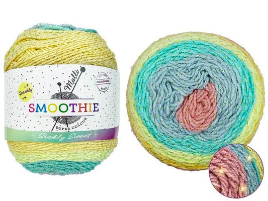 Smoothie Yarn 150g Sparkly Sickly Sweet