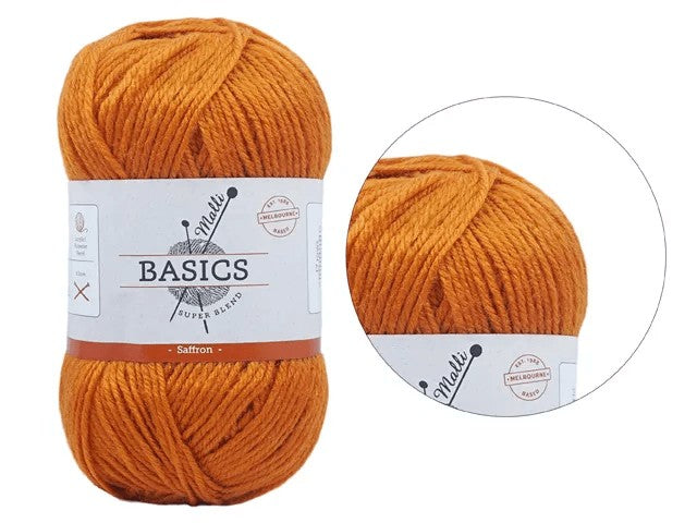 SUPER BLEND BASIC YARN 100G - SAFRON