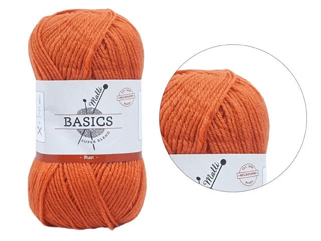 SUPER BLEND BASIC YARN 100G - RUST