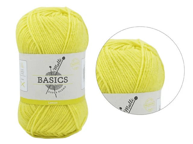 SUPER BLEND BASIC YARN 100G - LEMON