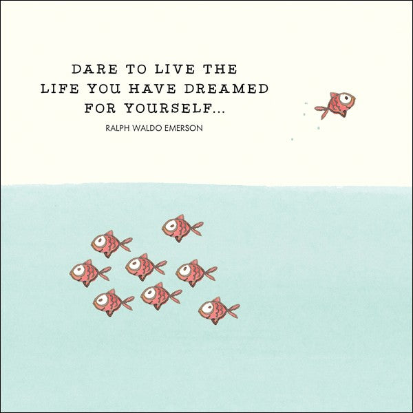 Dare to live - Twigseeds Greeting Card