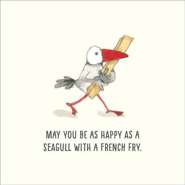 Happy as a Seagull - Twigseeds all occasions card