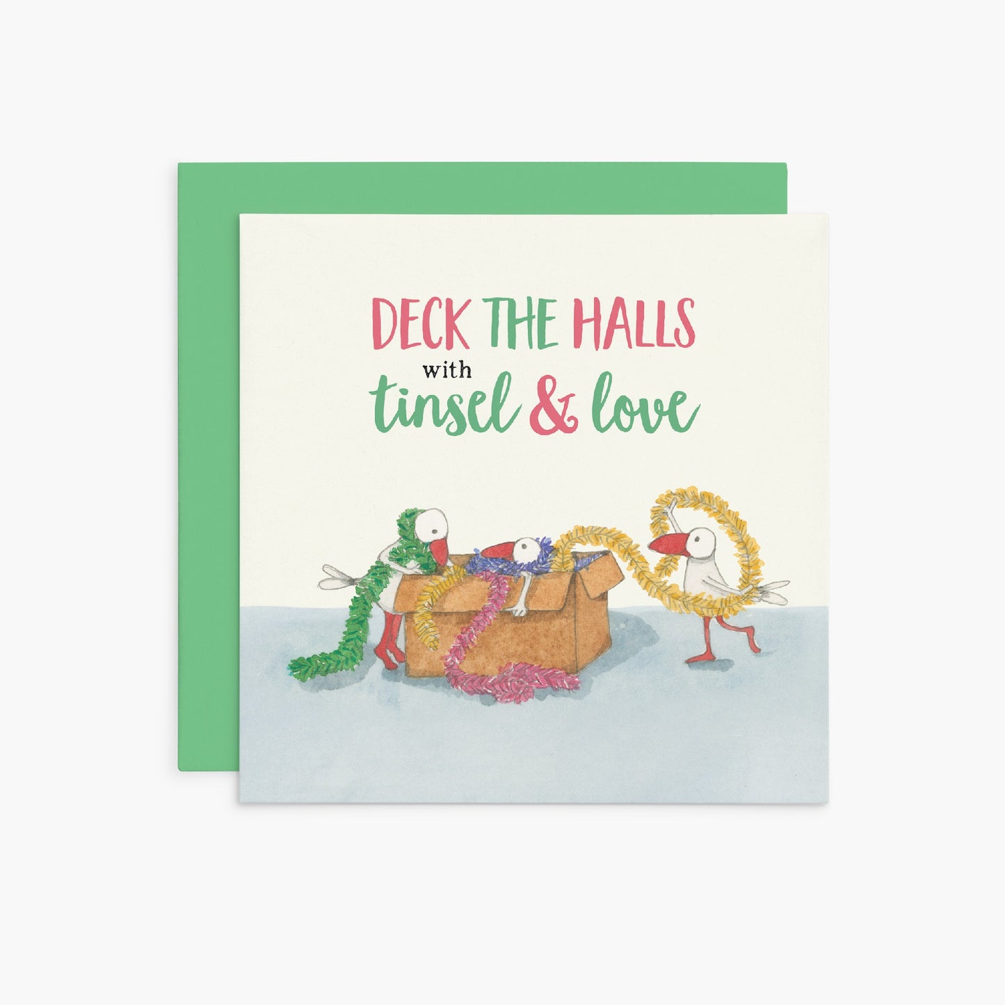 Deck the halls - Twigseeds Christmas Card