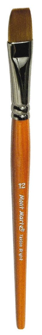 M.M. Artist Brush Taklon Bright Short 12