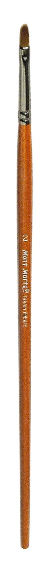 M.M. Artist Brush Taklon Filbert 2