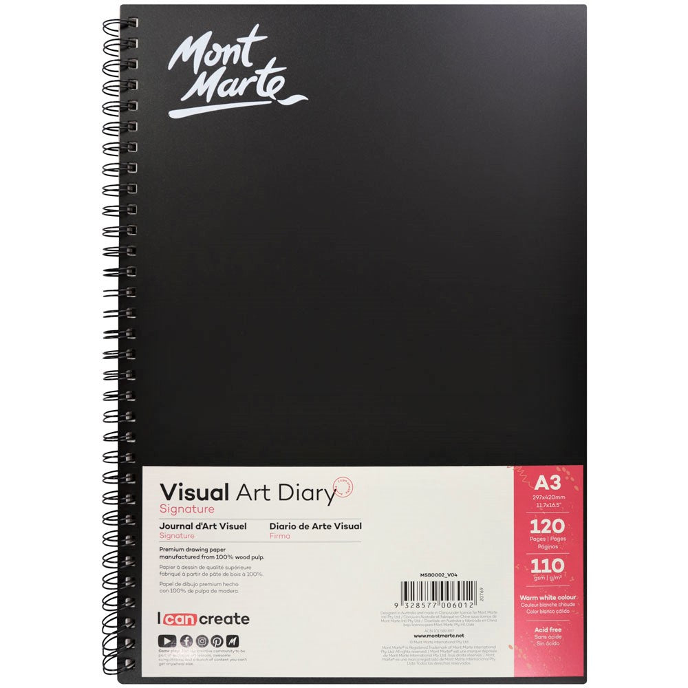 M.M. Visual Art Diary 120page