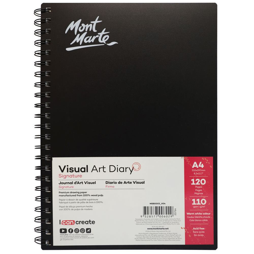 M.M. Visual Art Diary 120page