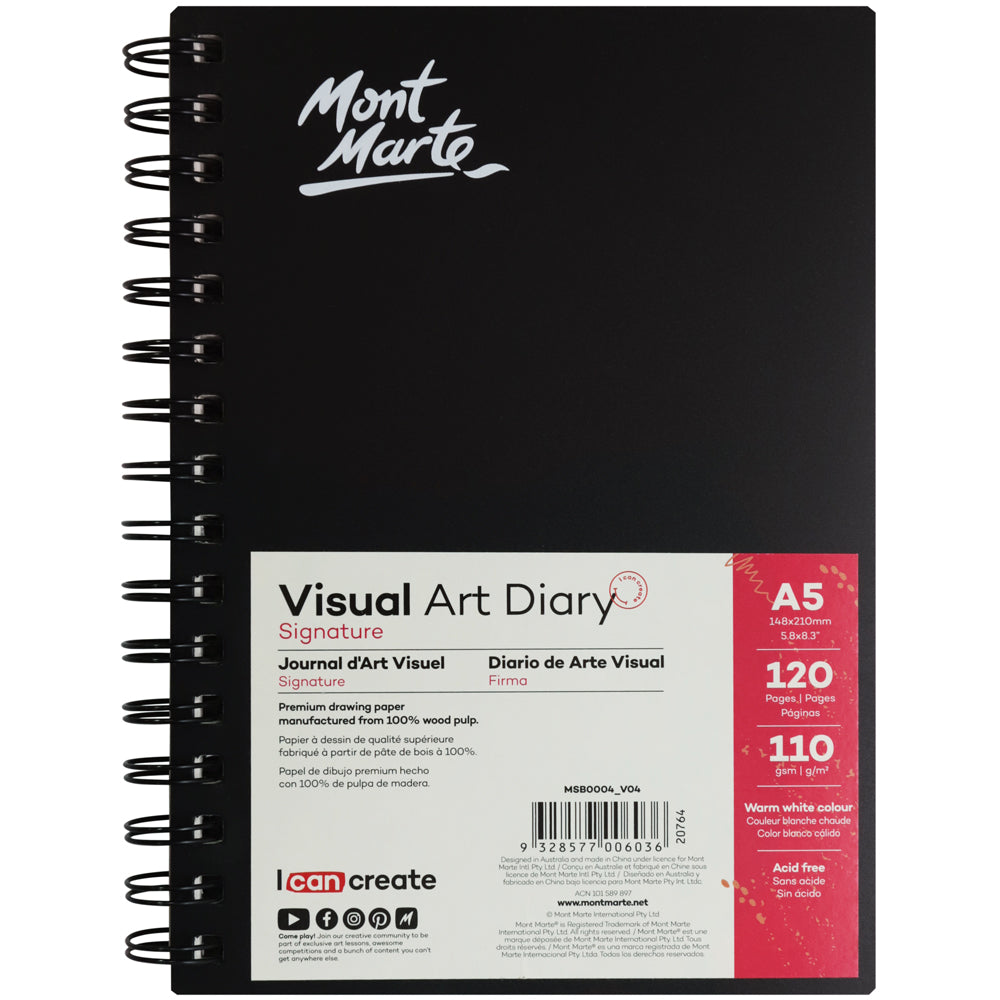 M.M. Visual Art Diary 120page