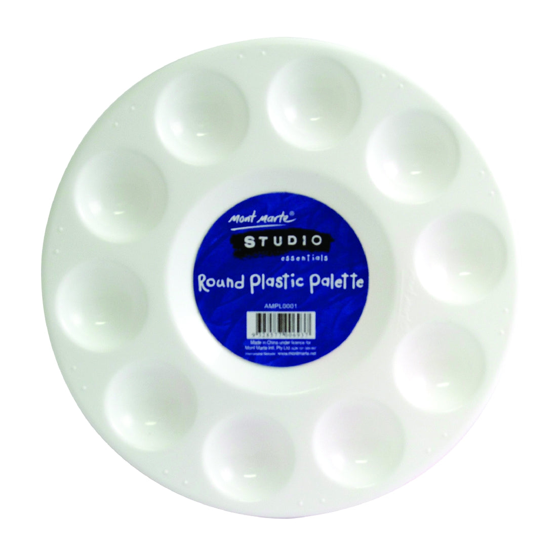 M.M. Round Plastic Palette 17cm