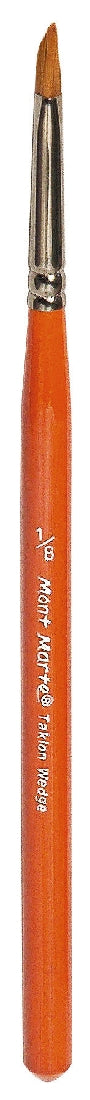 M.M. Artist Brush Taklon Wedge 1/8