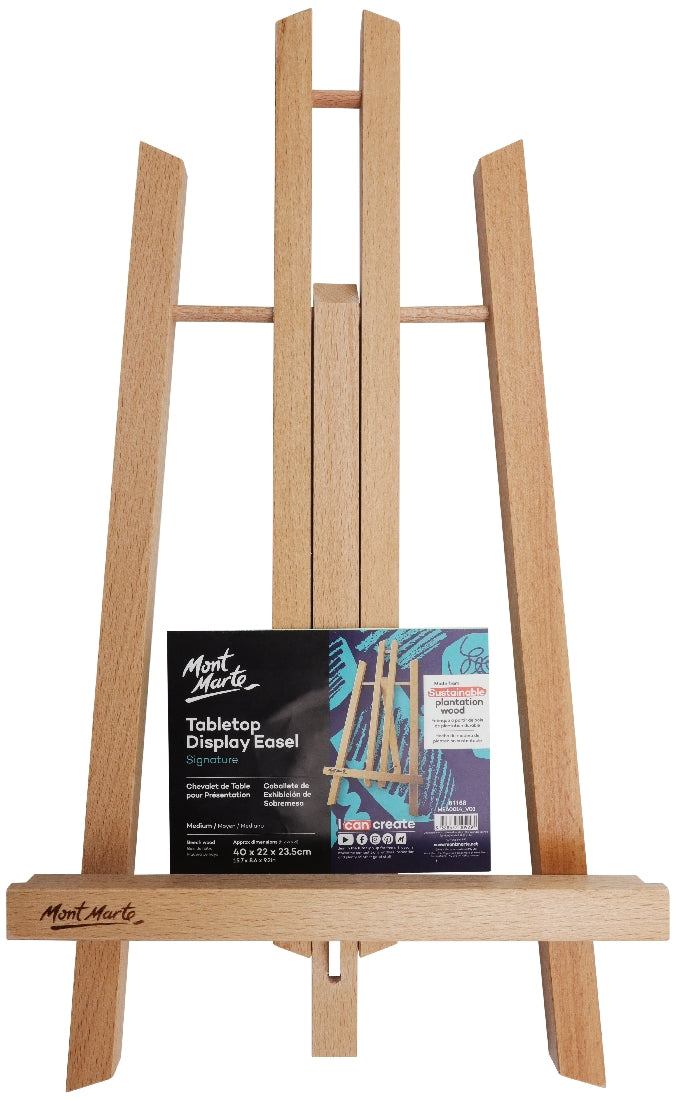 M.M. Mini Display Easel Beech Medium