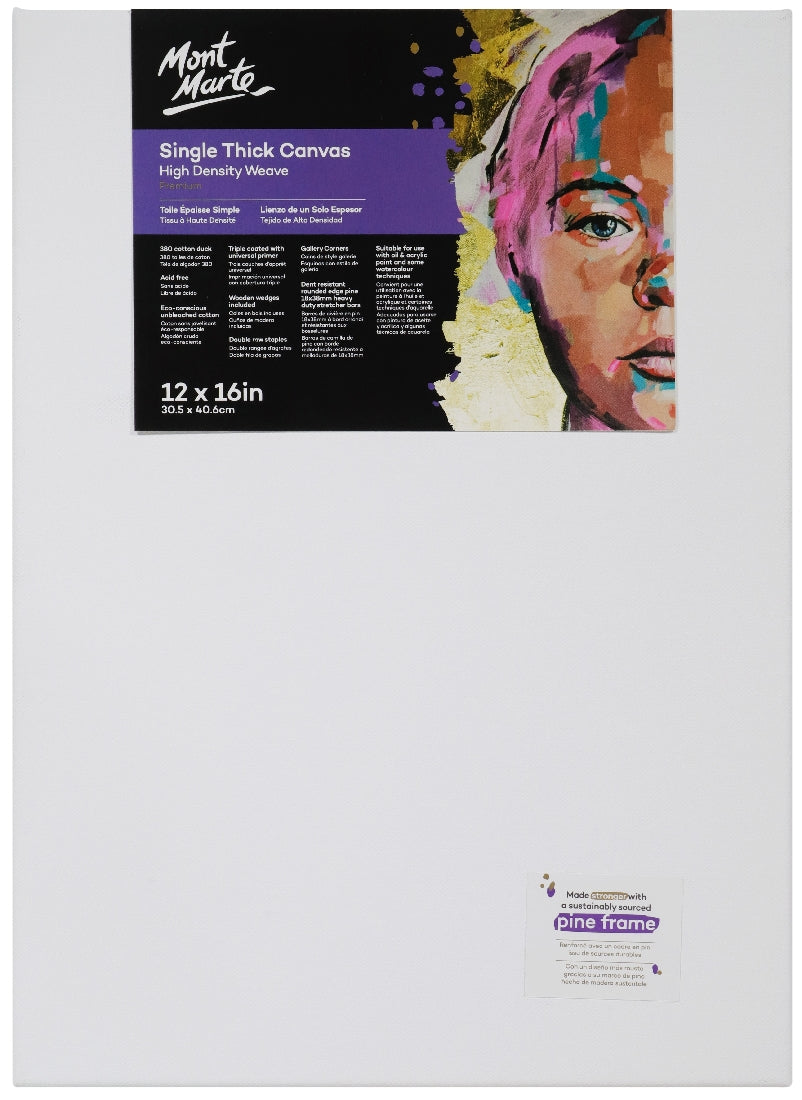 M.M. Premium Canvas Pine Frame St 30.5x40.6cm