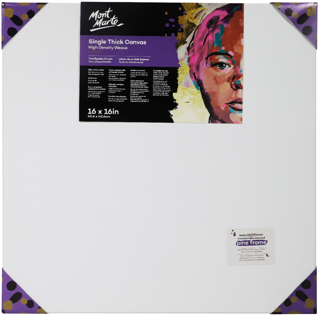 M.M. Premium Canvas Pine Frame St 40.6x40.6cm