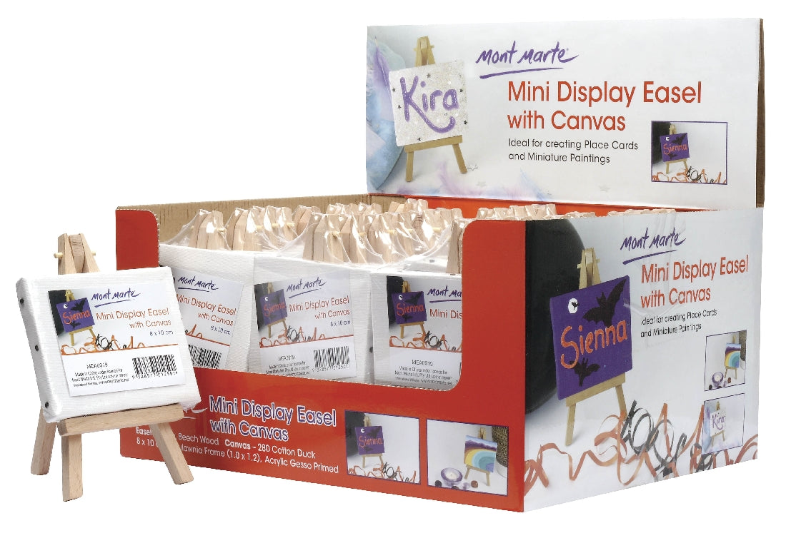 M.M. Mini Display Easel W/canvas 8x10cm