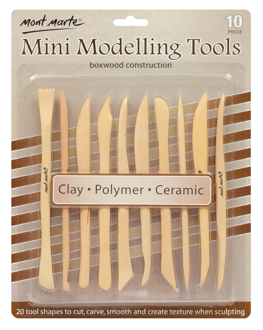 M.M. Mini Modelling Tools Boxwood 10pce