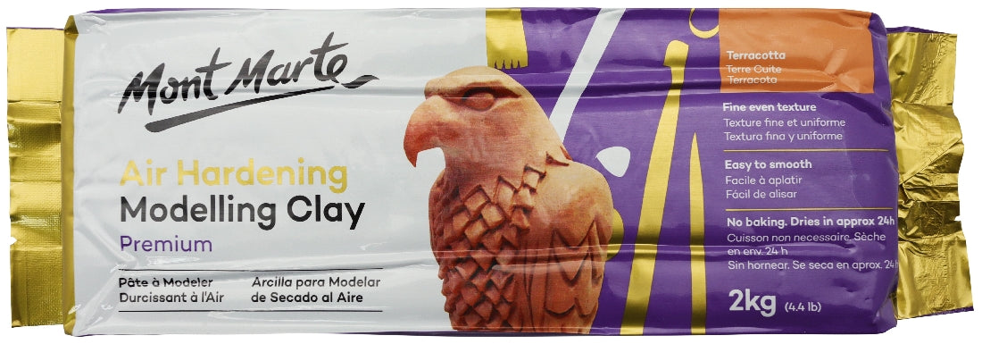 M.M. Air Hardening Modelling Clay - Terracotta 2kg