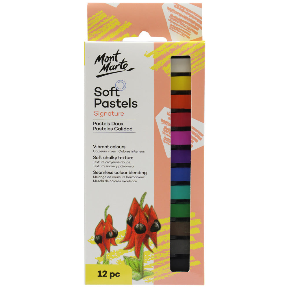 M.M. Soft Pastels 12pce