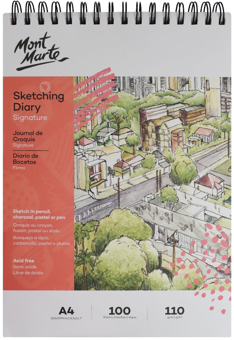 M.M. Jumbo Sketching Diary 100 Sht A4