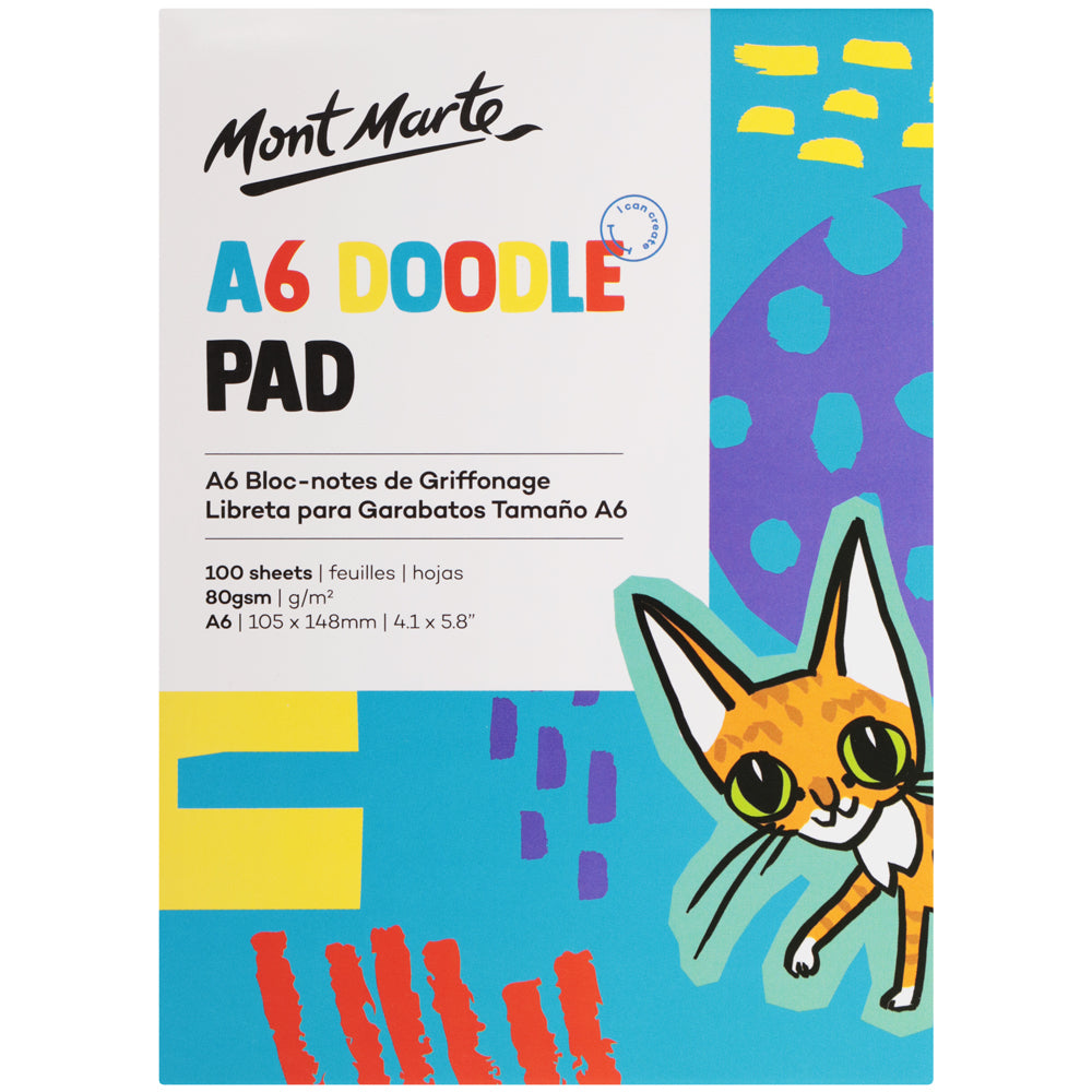M.M. Kids Doodle Pad A6 100 Sheet