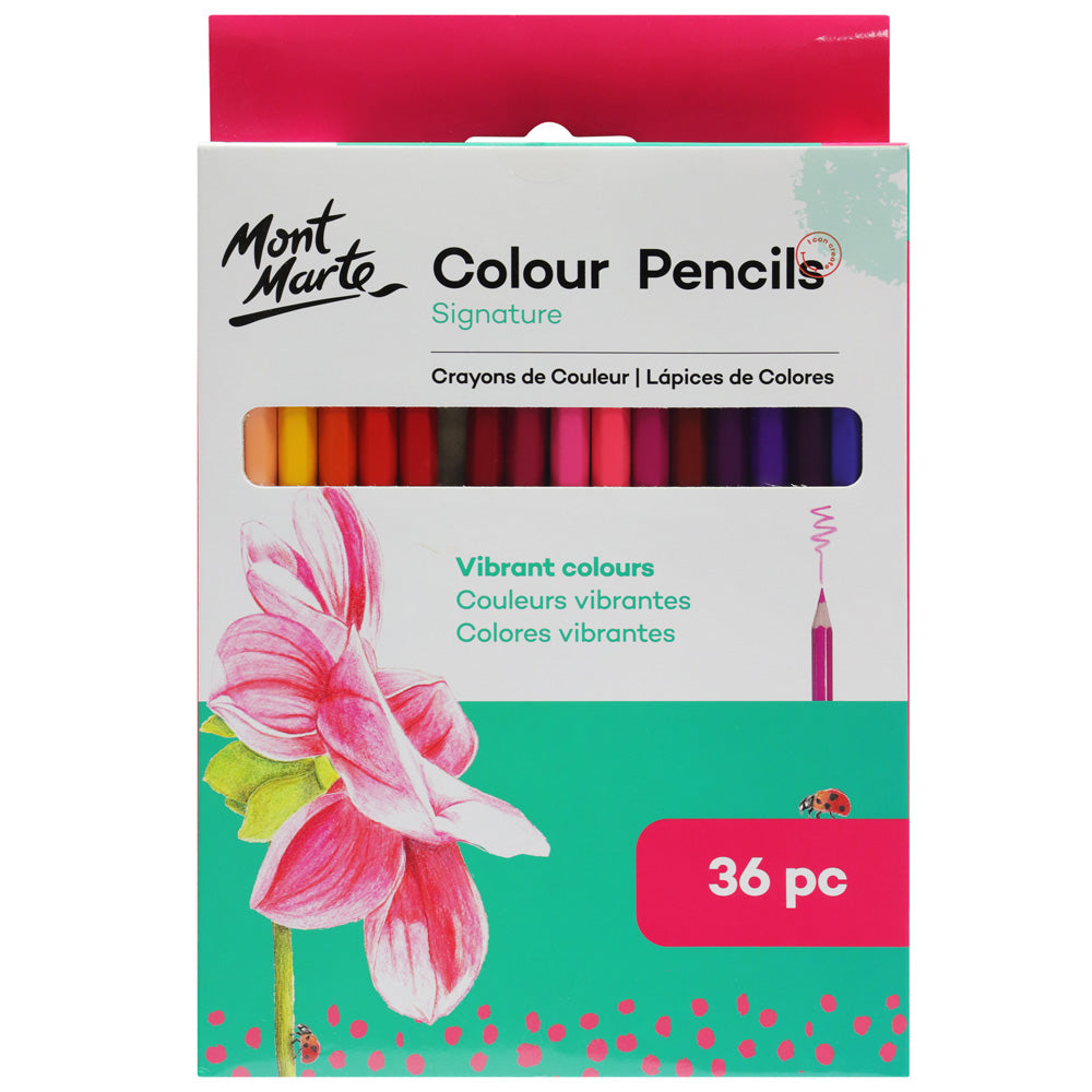 M.M. Colour Pencils 36pce - Essential Colours