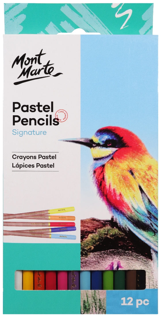 M.M. Pastel Pencils 12pce