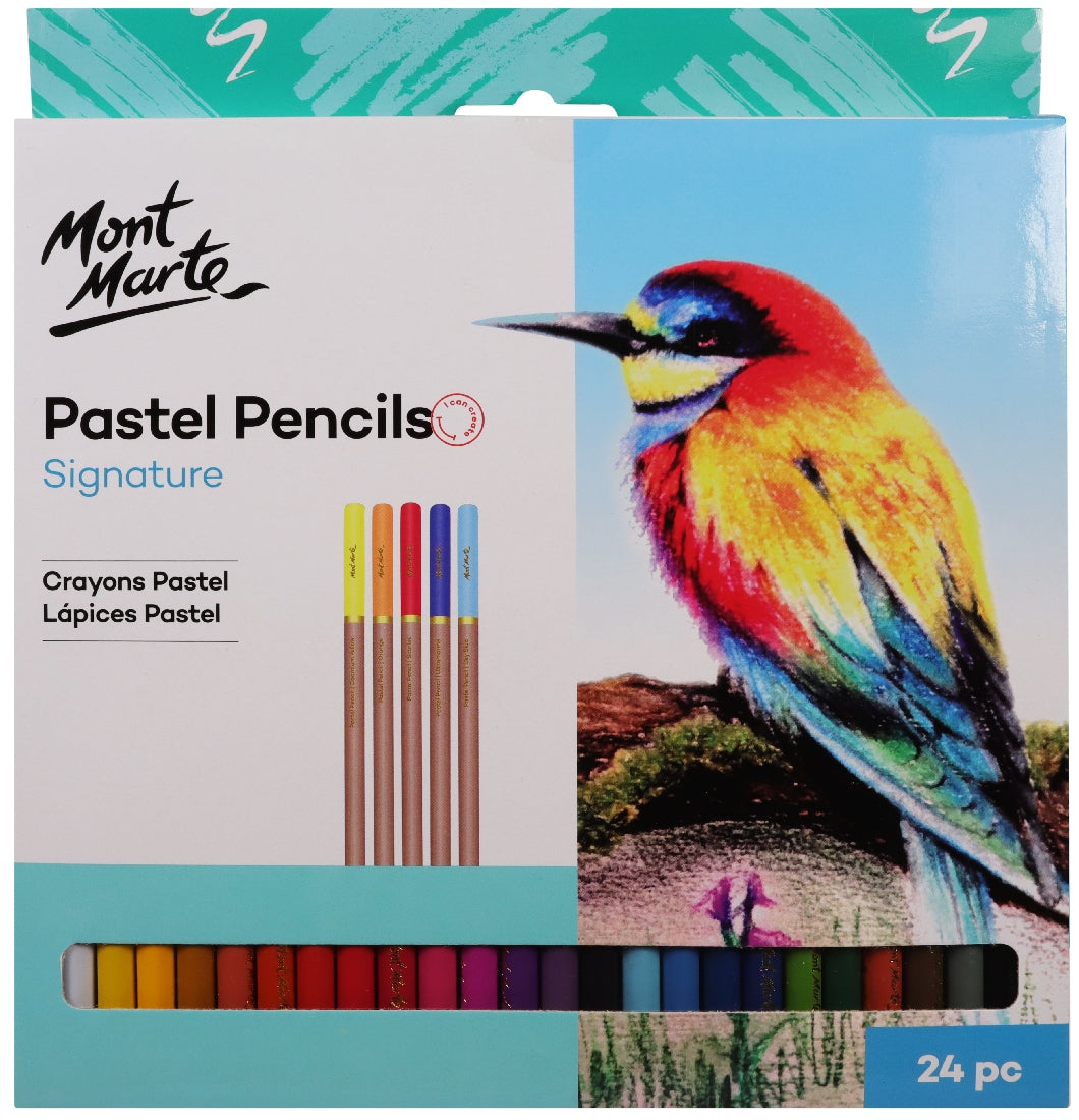 M.M. Pastel Pencils 24pce
