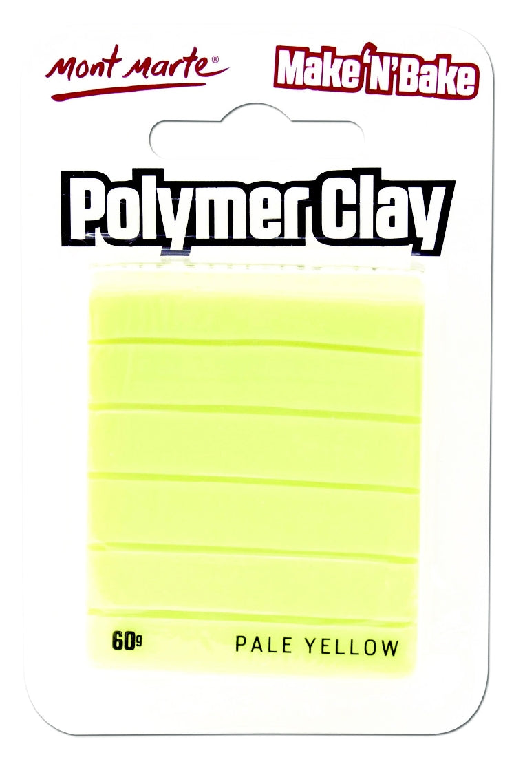 M.M. Polymer Clay 60g Pale Yellow