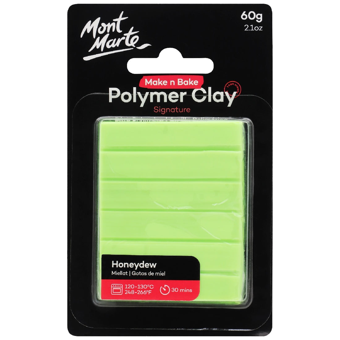 M.M. Polymer Clay 60g Honeydew