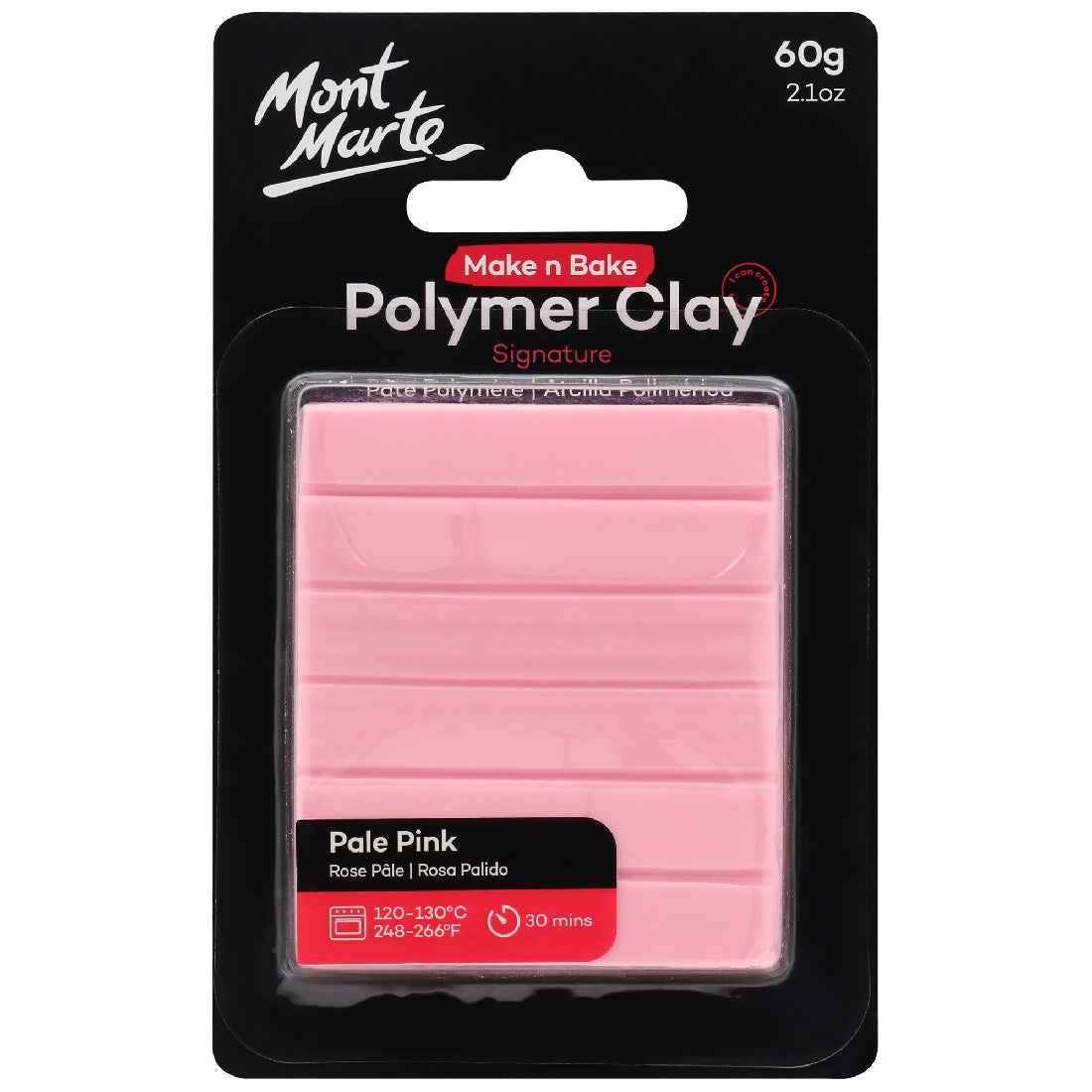 M.M. Polymer Clay 60g Pale Pink