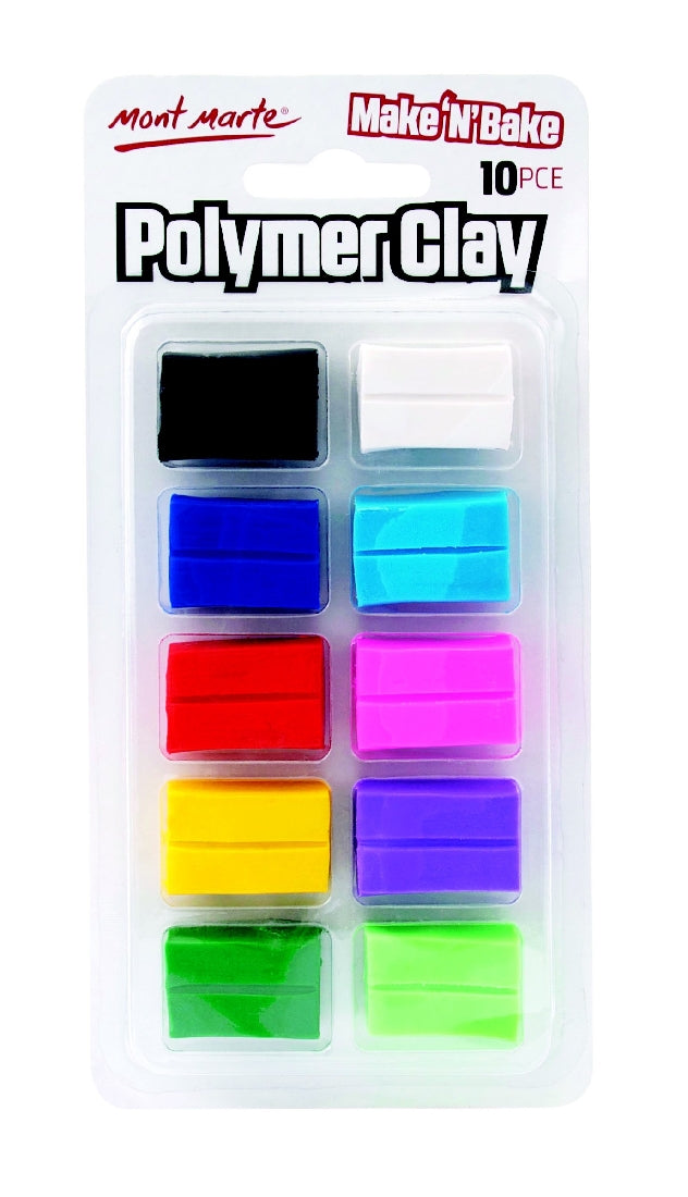 M.M. Polymer Clay 10pce Asstd