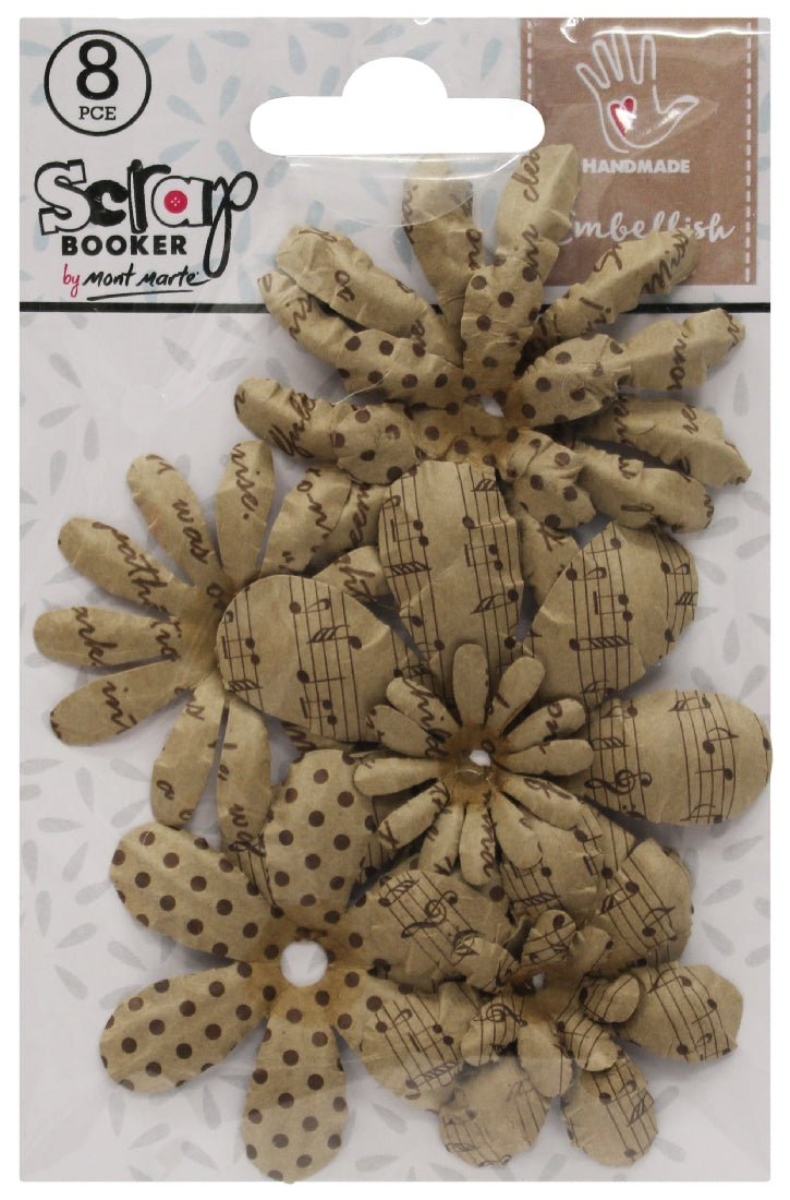 M.M. Embellish - Kraft Spring Garden 8pce