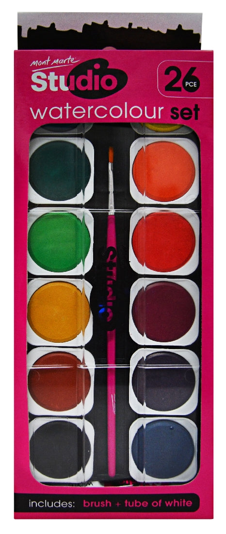 M.M. Studio Watercolour Set 26pces
