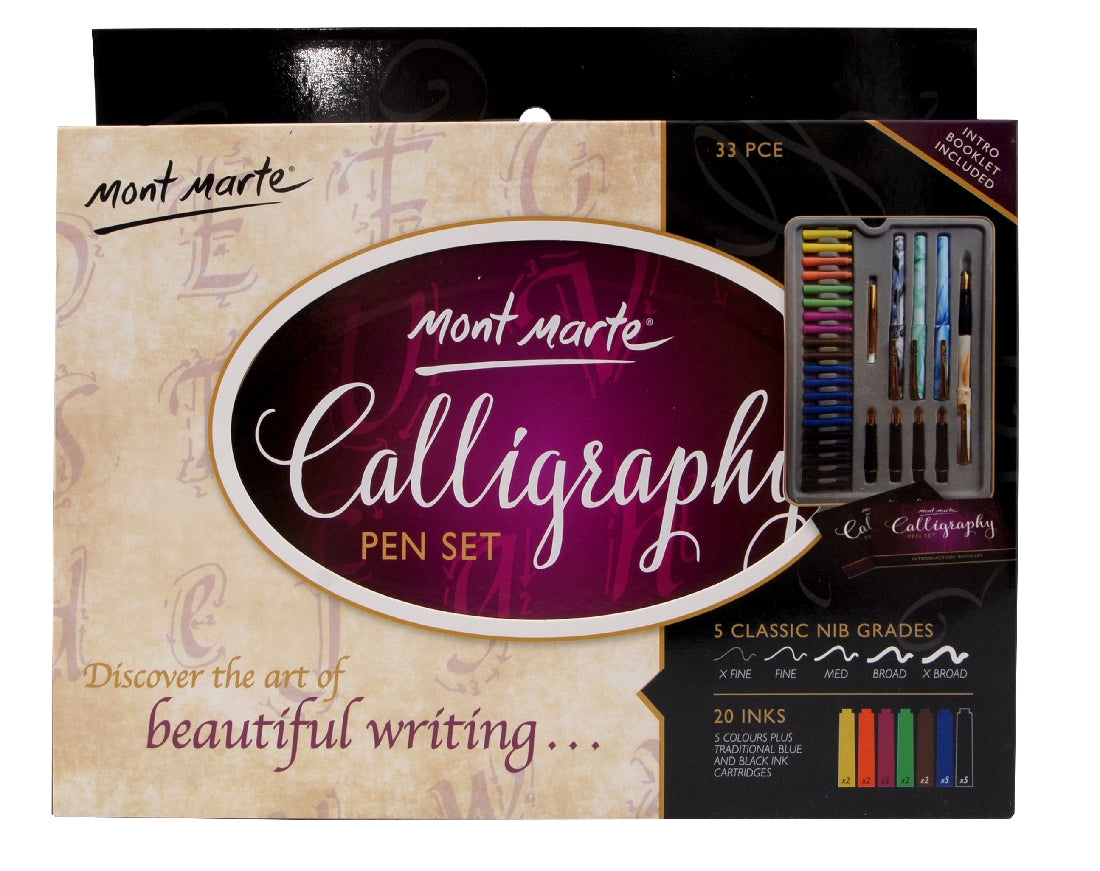 M.M. Calligraphy Pen Set 33pce