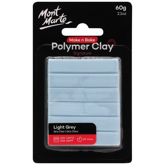 M.M. Polymer Clay 60g Light Grey