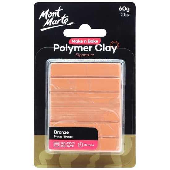 M.M. Polymer Clay 60g Bronze