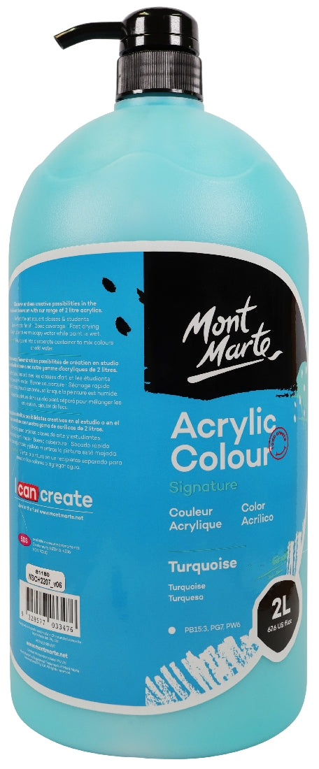 M.M. Studio Acrylic 2l Turquoise